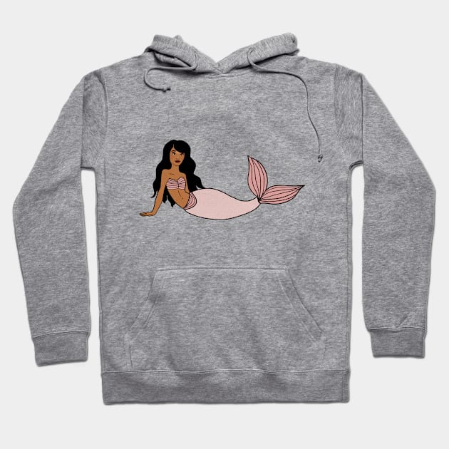 Afro Mermaid, African, Black Girl Magic Hoodie by dukito